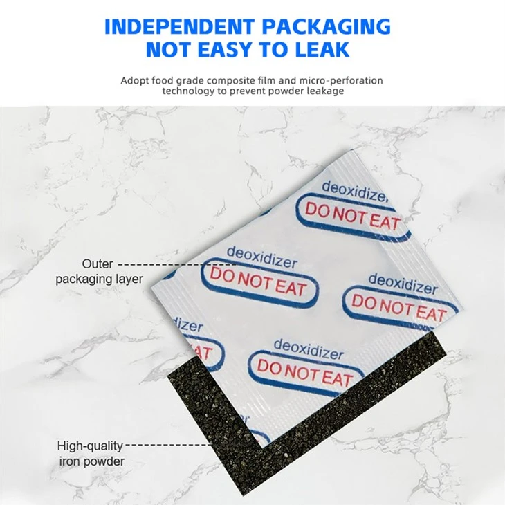 Customized 50cc oxygen absorbers